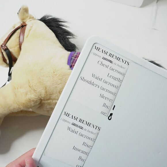 Saddle Club Large Realistic Horse Plush 28" Light Brown Tan Black Starlight‎ VTG - Picture 15 of 15